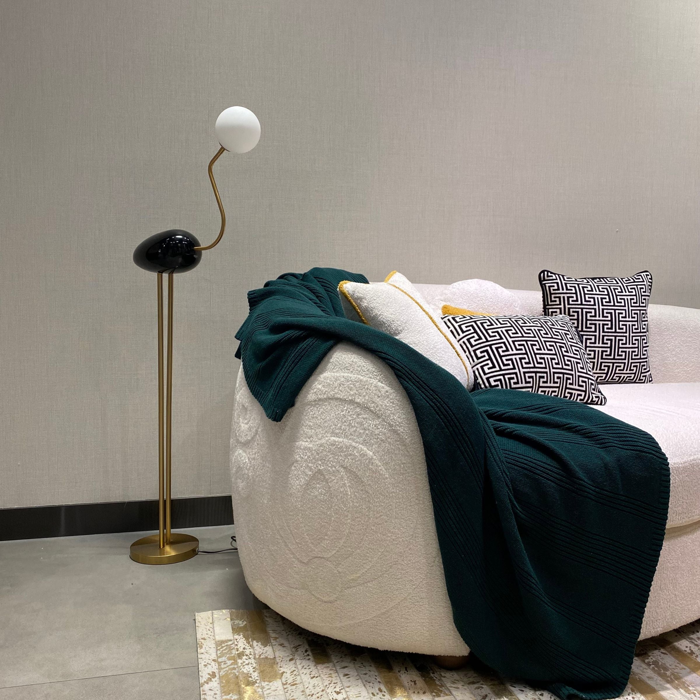 Display Item - Flamingo Floor Lamp black CY-LTD-1011-B Nakheel -  DISPLAY ITEM - ebarza Furniture UAE | Shop Modern Furniture in Abu Dhabi & Dubai - مفروشات ايبازرا في الامارات | تسوق اثاث عصري وديكورات مميزة في دبي وابوظبي