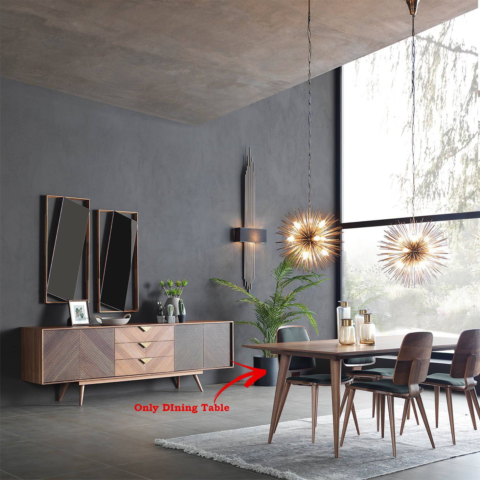 Florya Dining Table Floryatableonly -  Dining Tables - ebarza Furniture UAE | Shop Modern Furniture in Abu Dhabi & Dubai - مفروشات ايبازرا في الامارات | تسوق اثاث عصري وديكورات مميزة في دبي وابوظبي
