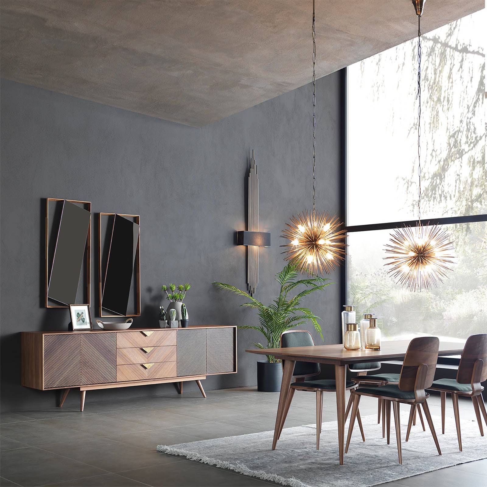 Florya Extendable Dining Table Flodining003 -  Dining Tables - ebarza Furniture UAE | Shop Modern Furniture in Abu Dhabi & Dubai - مفروشات ايبازرا في الامارات | تسوق اثاث عصري وديكورات مميزة في دبي وابوظبي
