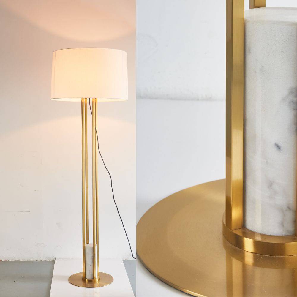 As Is - Four Bar Floor Lamp Cy-Ltd-1009-G -  DISPLAY ITEM - ebarza Furniture UAE | Shop Modern Furniture in Abu Dhabi & Dubai - مفروشات ايبازرا في الامارات | تسوق اثاث عصري وديكورات مميزة في دبي وابوظبي