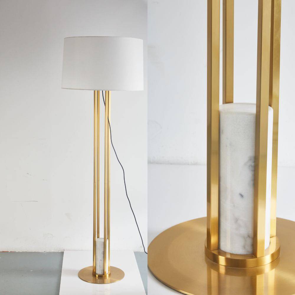 As Is - Four Bar Floor Lamp Cy-Ltd-1009-G -  DISPLAY ITEM - ebarza Furniture UAE | Shop Modern Furniture in Abu Dhabi & Dubai - مفروشات ايبازرا في الامارات | تسوق اثاث عصري وديكورات مميزة في دبي وابوظبي