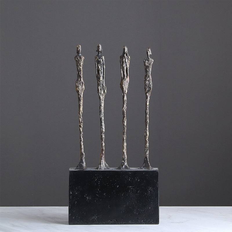 Four Characters Decoration Fa-Sz2009 -  Home Decor Figurines - ebarza Furniture UAE | Shop Modern Furniture in Abu Dhabi & Dubai - مفروشات ايبازرا في الامارات | تسوق اثاث عصري وديكورات مميزة في دبي وابوظبي