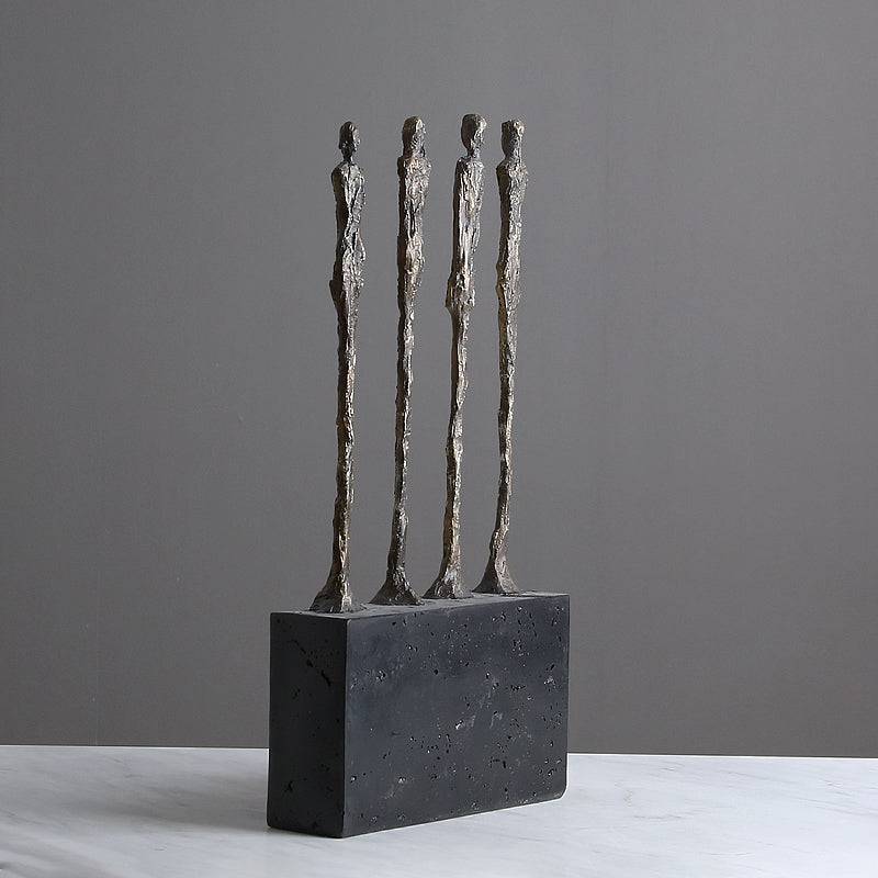 Four Characters Decoration Fa-Sz2009 -  Home Decor Figurines - ebarza Furniture UAE | Shop Modern Furniture in Abu Dhabi & Dubai - مفروشات ايبازرا في الامارات | تسوق اثاث عصري وديكورات مميزة في دبي وابوظبي