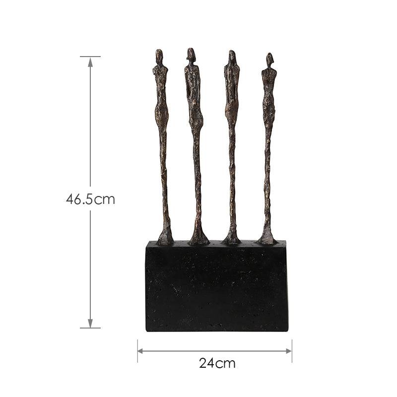 Four Characters Decoration Fa-Sz2009 -  Home Decor Figurines - ebarza Furniture UAE | Shop Modern Furniture in Abu Dhabi & Dubai - مفروشات ايبازرا في الامارات | تسوق اثاث عصري وديكورات مميزة في دبي وابوظبي