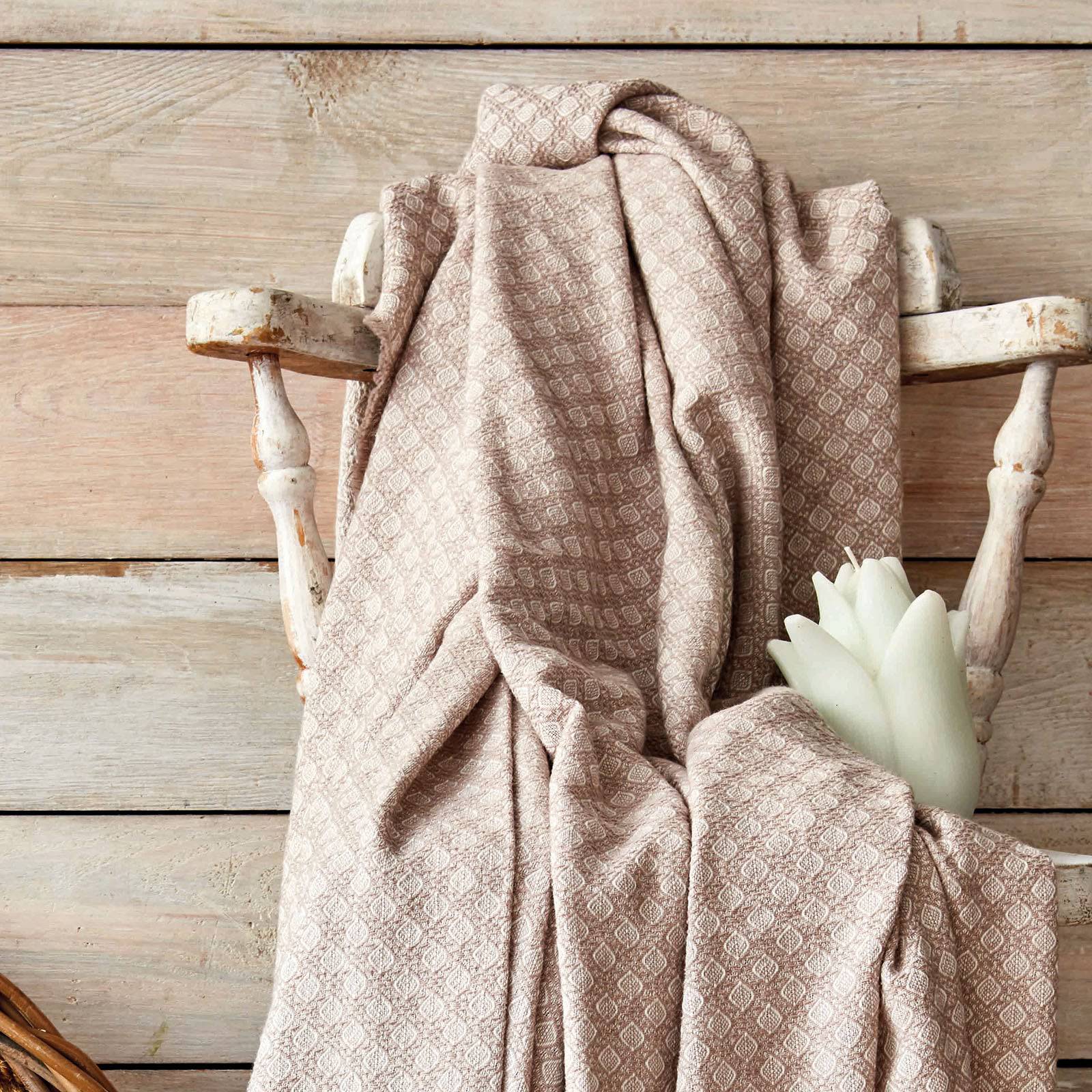 Fronda Murdum Cift Pamuk Pike 200.16.01.0215 -  Blankets - ebarza Furniture UAE | Shop Modern Furniture in Abu Dhabi & Dubai - مفروشات ايبازرا في الامارات | تسوق اثاث عصري وديكورات مميزة في دبي وابوظبي