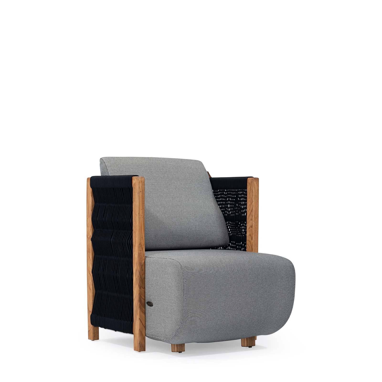 Gana Outdoor/ Indoor Armchair Gana-Sanc010 -  Outdoor Chairs - ebarza Furniture UAE | Shop Modern Furniture in Abu Dhabi & Dubai - مفروشات ايبازرا في الامارات | تسوق اثاث عصري وديكورات مميزة في دبي وابوظبي