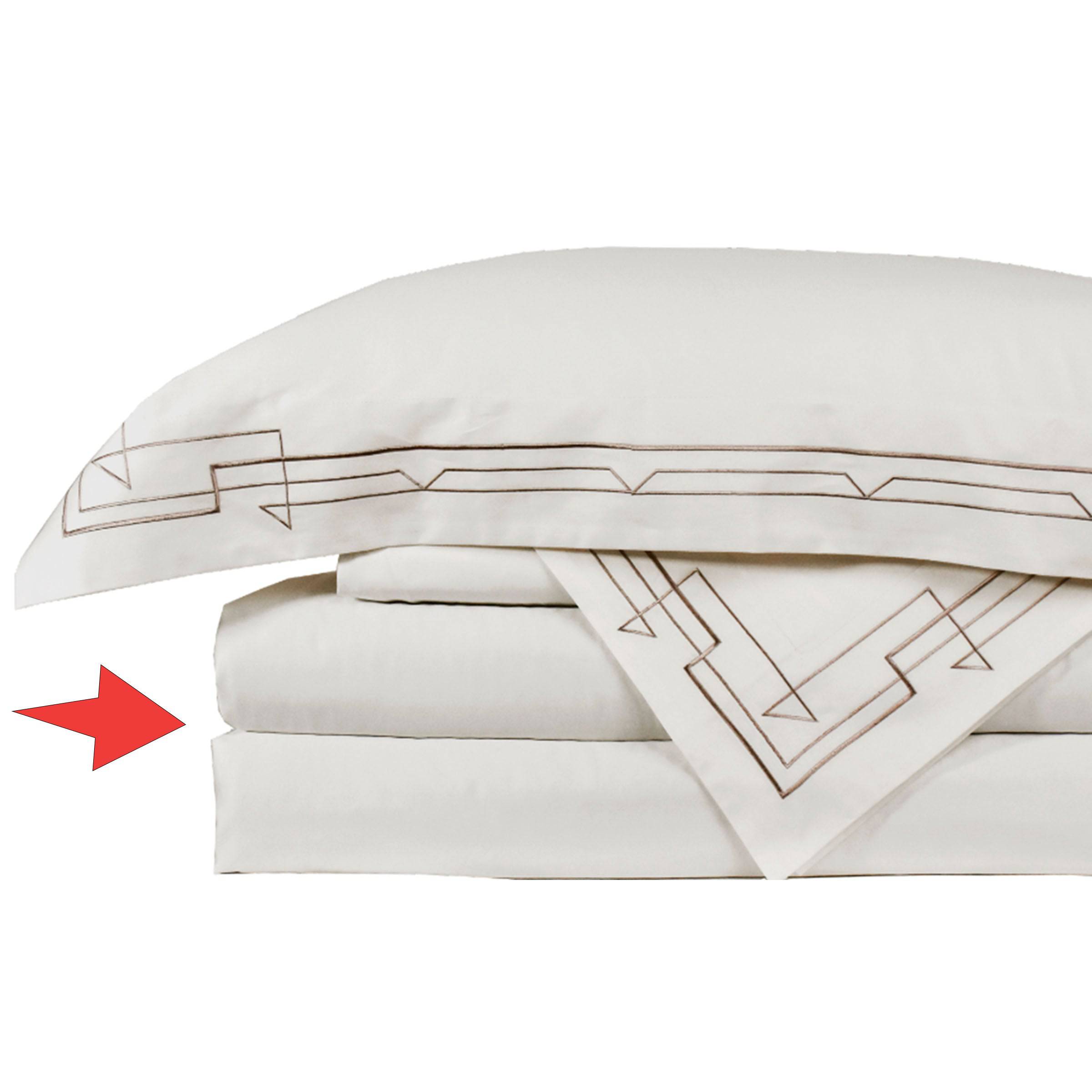 Gatsby Satin Cotton Sheets Ebs-002 -  Bed Sheets - ebarza Furniture UAE | Shop Modern Furniture in Abu Dhabi & Dubai - مفروشات ايبازرا في الامارات | تسوق اثاث عصري وديكورات مميزة في دبي وابوظبي