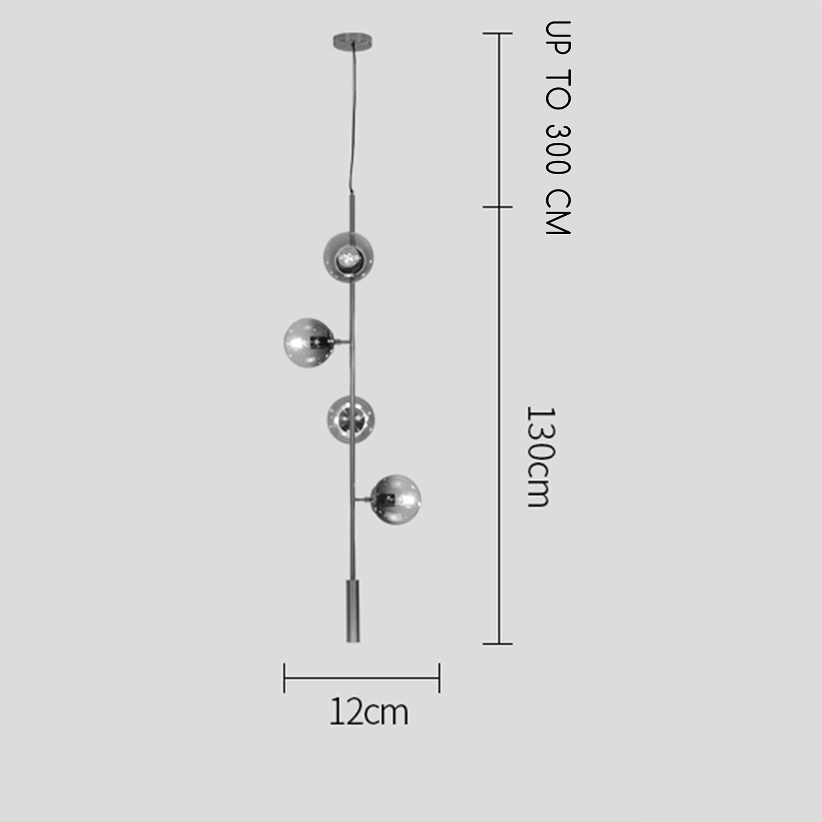 Gavle 4 Heads Pendant Lamp Cy-New-025-Bl -  Pendant Lamps - ebarza Furniture UAE | Shop Modern Furniture in Abu Dhabi & Dubai - مفروشات ايبازرا في الامارات | تسوق اثاث عصري وديكورات مميزة في دبي وابوظبي