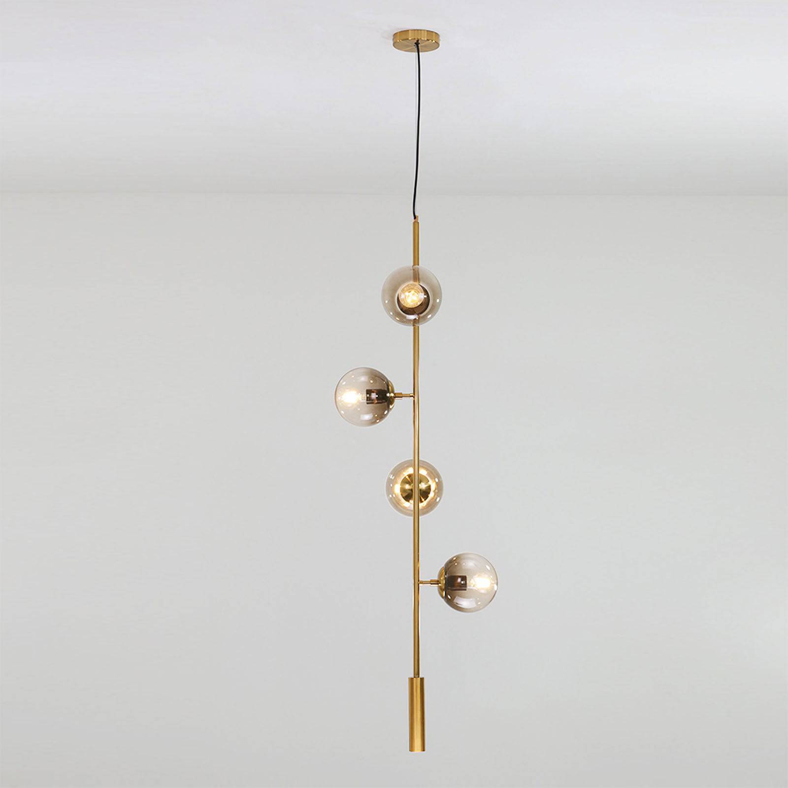 Gavle 4 Heads Pendant Lamp Cy-New-025-Br -  Pendant Lamps - ebarza Furniture UAE | Shop Modern Furniture in Abu Dhabi & Dubai - مفروشات ايبازرا في الامارات | تسوق اثاث عصري وديكورات مميزة في دبي وابوظبي