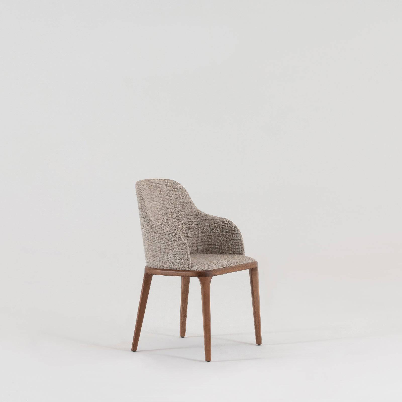 Genova Dining Chair With Arm Genv-Wachr -  Chairs - ebarza Furniture UAE | Shop Modern Furniture in Abu Dhabi & Dubai - مفروشات ايبازرا في الامارات | تسوق اثاث عصري وديكورات مميزة في دبي وابوظبي