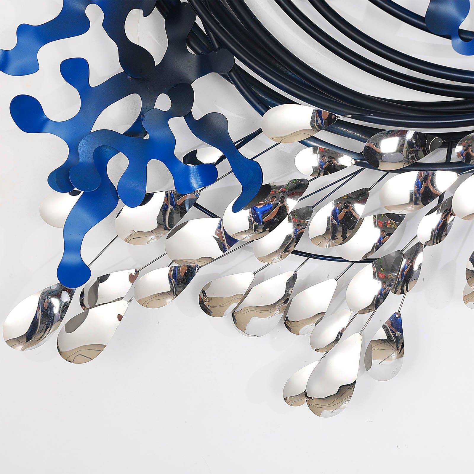 Gentian Handcrafted Stainless Steel Artwork Z08001 -  Artwork - ebarza Furniture UAE | Shop Modern Furniture in Abu Dhabi & Dubai - مفروشات ايبازرا في الامارات | تسوق اثاث عصري وديكورات مميزة في دبي وابوظبي