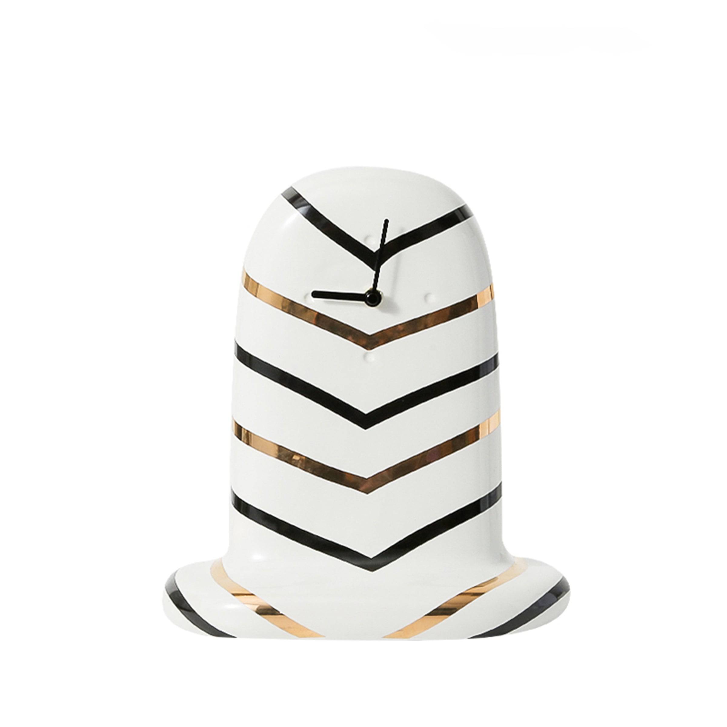 Geometric Table Clock-A  Fa-D21089A -  Home Decor Figurines - ebarza Furniture UAE | Shop Modern Furniture in Abu Dhabi & Dubai - مفروشات ايبازرا في الامارات | تسوق اثاث عصري وديكورات مميزة في دبي وابوظبي