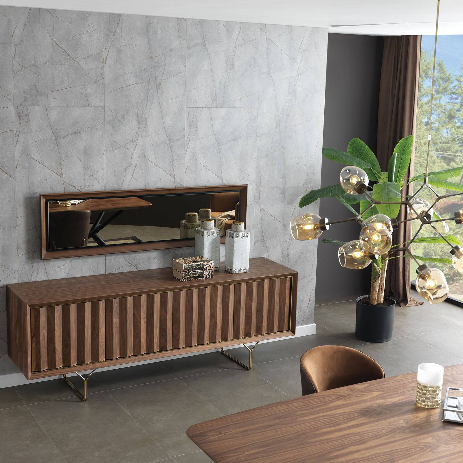 Ginda Dining Table Ginda015-Table -  Dining Tables - ebarza Furniture UAE | Shop Modern Furniture in Abu Dhabi & Dubai - مفروشات ايبازرا في الامارات | تسوق اثاث عصري وديكورات مميزة في دبي وابوظبي