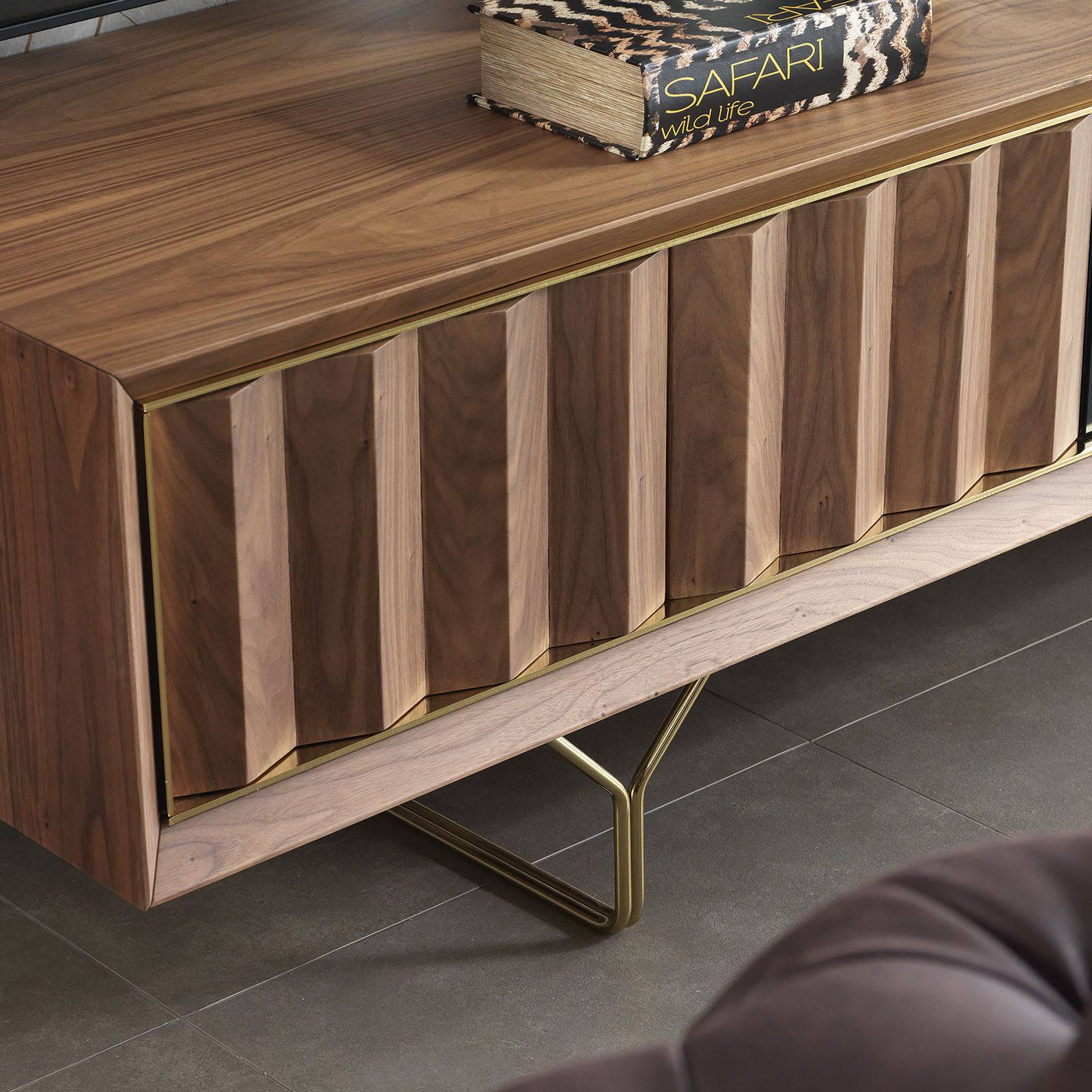 Ginda Tv Unit Ginda001 -  TV Units - ebarza Furniture UAE | Shop Modern Furniture in Abu Dhabi & Dubai - مفروشات ايبازرا في الامارات | تسوق اثاث عصري وديكورات مميزة في دبي وابوظبي