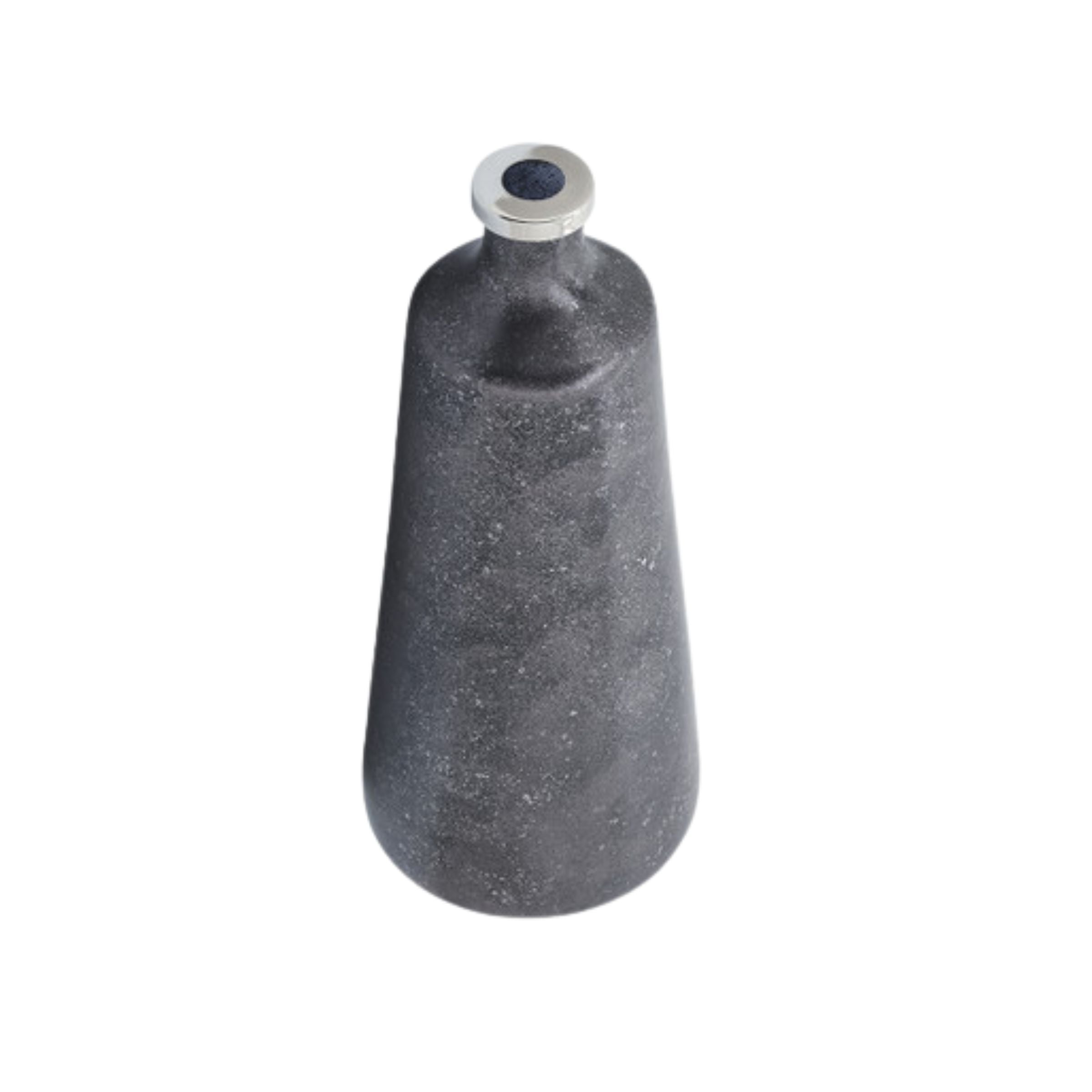 Glass Vase With Ring 15534-04 -  Vases - ebarza Furniture UAE | Shop Modern Furniture in Abu Dhabi & Dubai - مفروشات ايبازرا في الامارات | تسوق اثاث عصري وديكورات مميزة في دبي وابوظبي