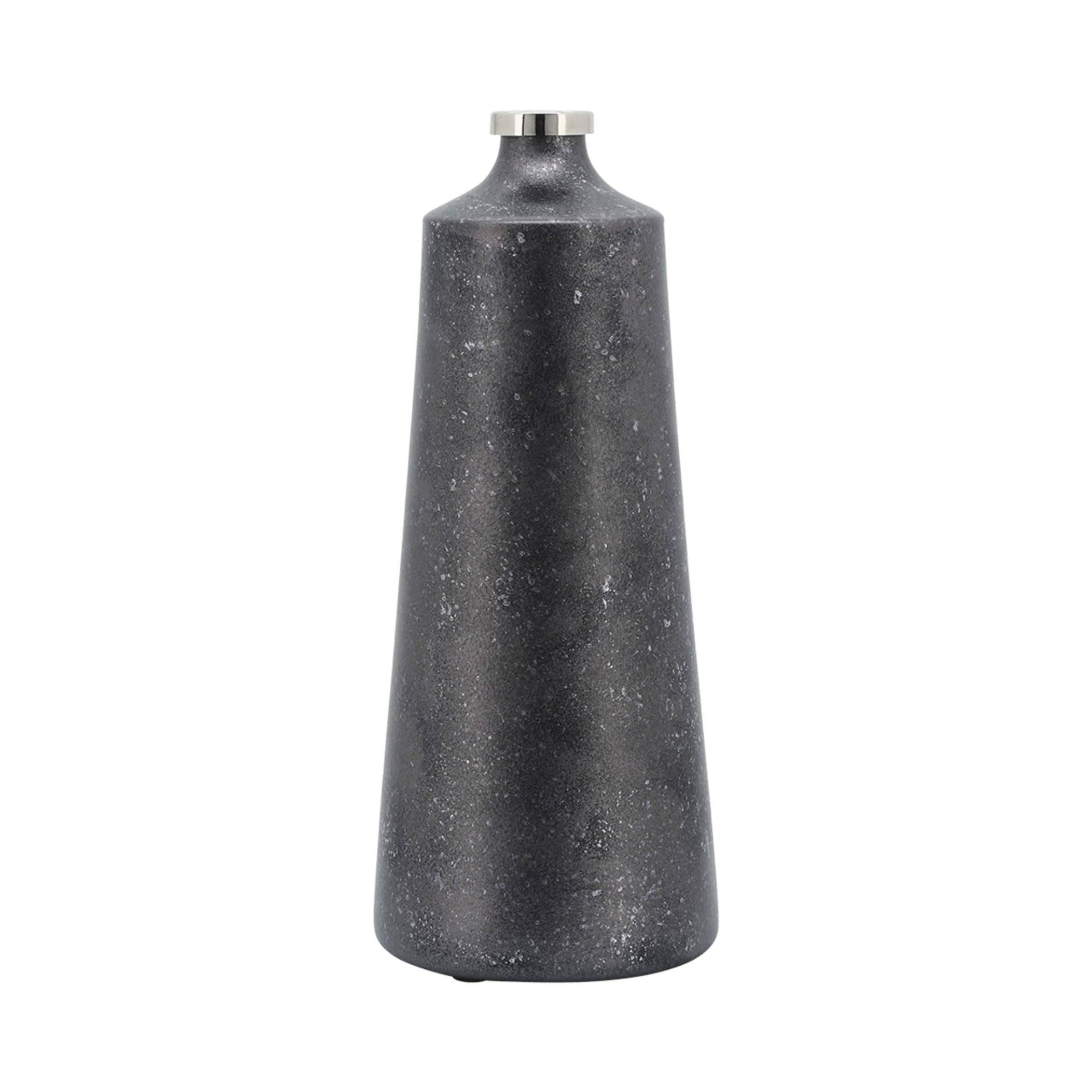 Glass Vase With Ring 15534-05 -  Vases - ebarza Furniture UAE | Shop Modern Furniture in Abu Dhabi & Dubai - مفروشات ايبازرا في الامارات | تسوق اثاث عصري وديكورات مميزة في دبي وابوظبي
