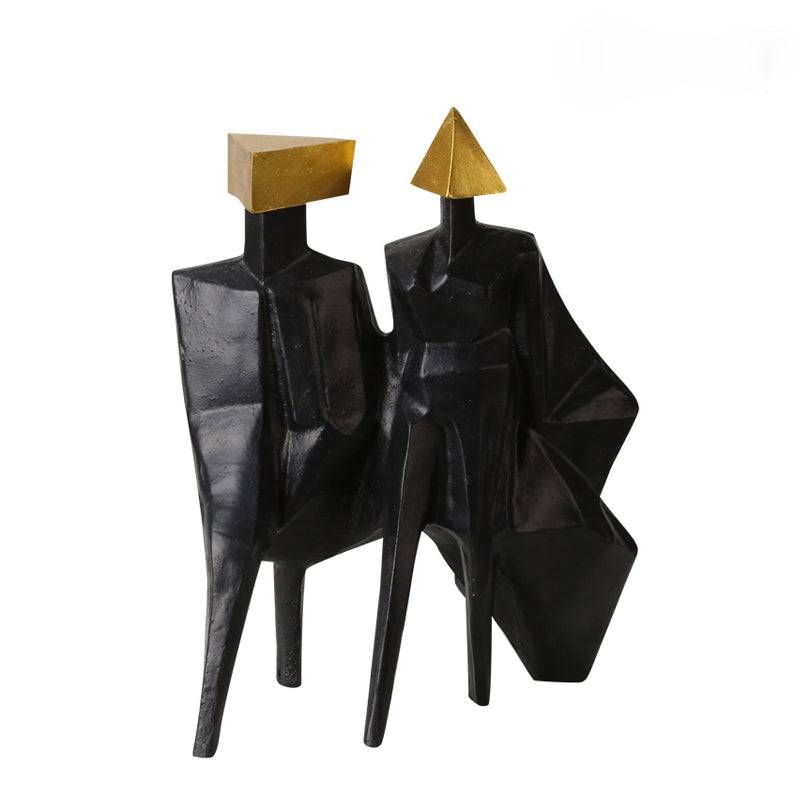 Golden Block Figure Decoration-A Fa-Sz2015A -  Home Decor Figurines - ebarza Furniture UAE | Shop Modern Furniture in Abu Dhabi & Dubai - مفروشات ايبازرا في الامارات | تسوق اثاث عصري وديكورات مميزة في دبي وابوظبي
