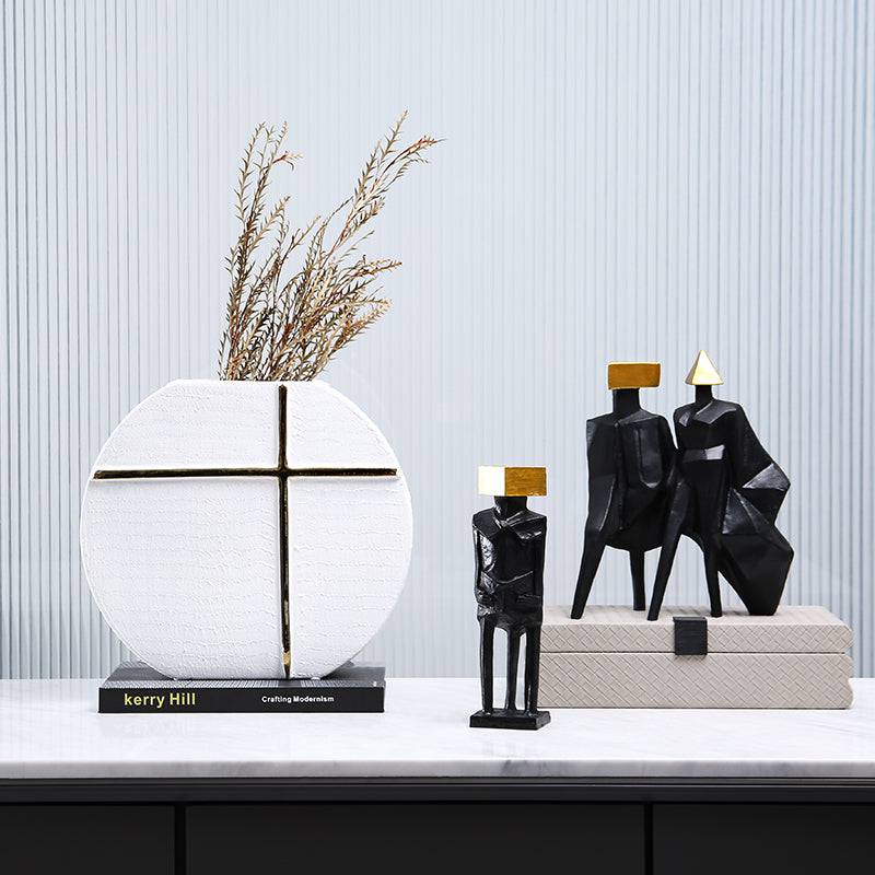 Golden Block Figure Decoration-A Fa-Sz2015A -  Home Decor Figurines - ebarza Furniture UAE | Shop Modern Furniture in Abu Dhabi & Dubai - مفروشات ايبازرا في الامارات | تسوق اثاث عصري وديكورات مميزة في دبي وابوظبي
