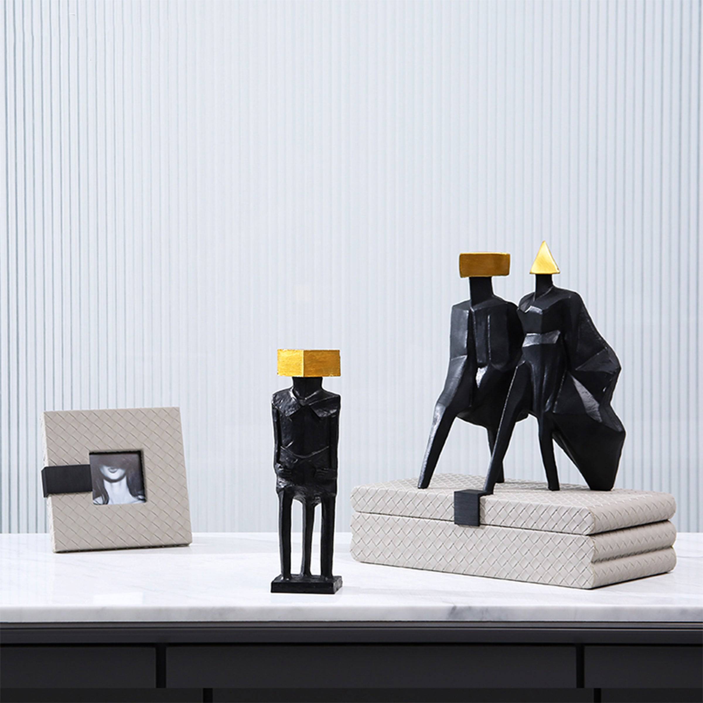 Golden Block Figure Decoration-A Fa-Sz2015A -  Home Decor Figurines - ebarza Furniture UAE | Shop Modern Furniture in Abu Dhabi & Dubai - مفروشات ايبازرا في الامارات | تسوق اثاث عصري وديكورات مميزة في دبي وابوظبي