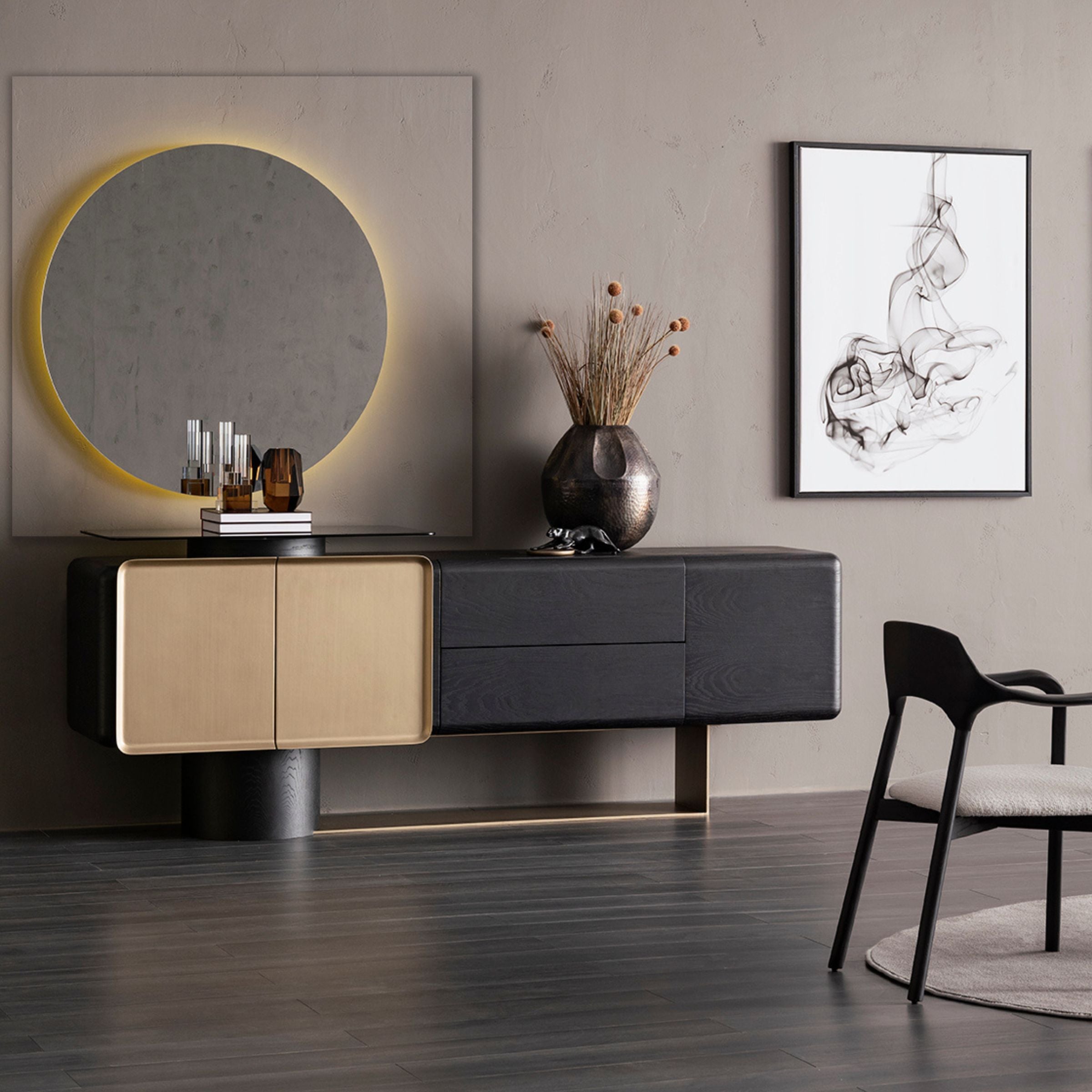 Grande CONSOLE MIRROR ORXGRND-MRR110 -  Mirrors - ebarza Furniture UAE | Shop Modern Furniture in Abu Dhabi & Dubai - مفروشات ايبازرا في الامارات | تسوق اثاث عصري وديكورات مميزة في دبي وابوظبي