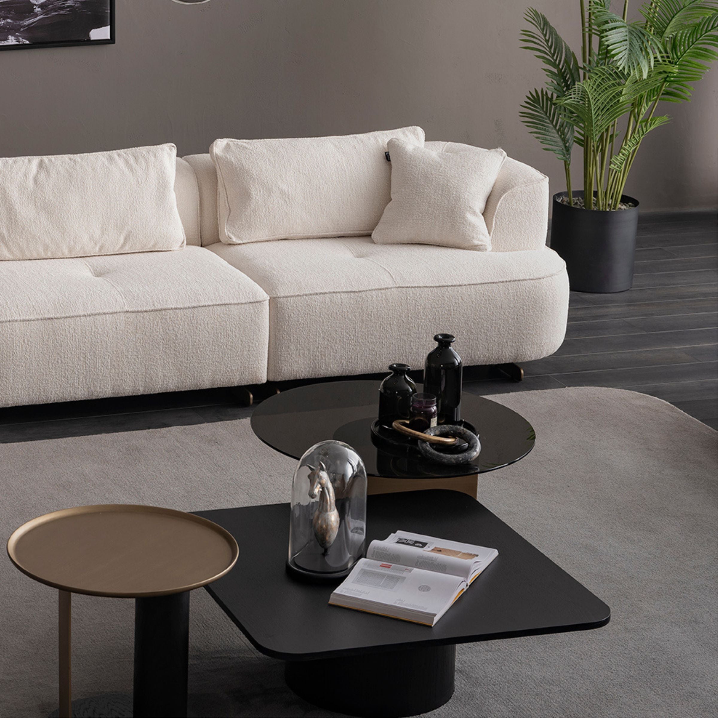 Grande Side Table ORXGRND-ST55 -  Side Tables - ebarza Furniture UAE | Shop Modern Furniture in Abu Dhabi & Dubai - مفروشات ايبازرا في الامارات | تسوق اثاث عصري وديكورات مميزة في دبي وابوظبي