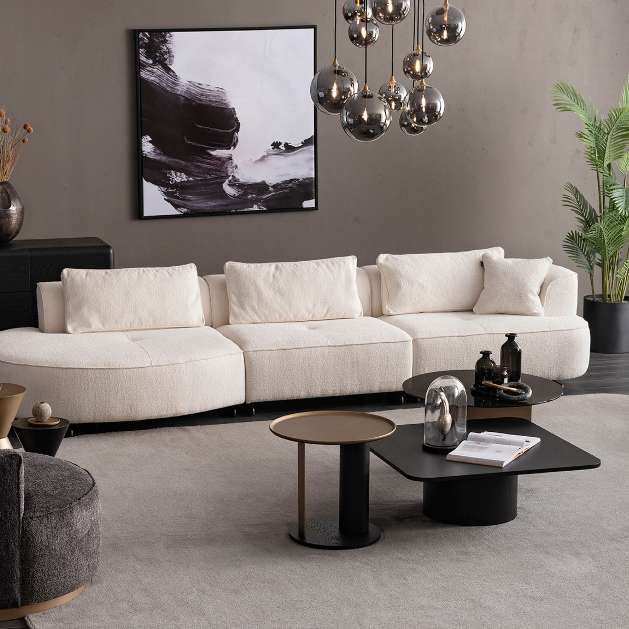 Grande Side Table ORXGRND-ST55 -  Side Tables - ebarza Furniture UAE | Shop Modern Furniture in Abu Dhabi & Dubai - مفروشات ايبازرا في الامارات | تسوق اثاث عصري وديكورات مميزة في دبي وابوظبي