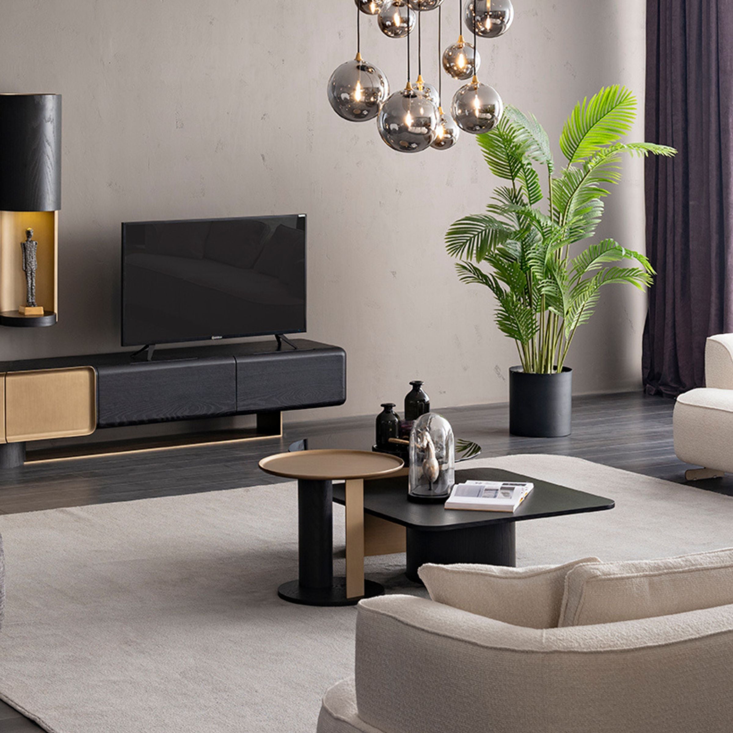 Grande Side Table ORXGRND-ST55 -  Side Tables - ebarza Furniture UAE | Shop Modern Furniture in Abu Dhabi & Dubai - مفروشات ايبازرا في الامارات | تسوق اثاث عصري وديكورات مميزة في دبي وابوظبي