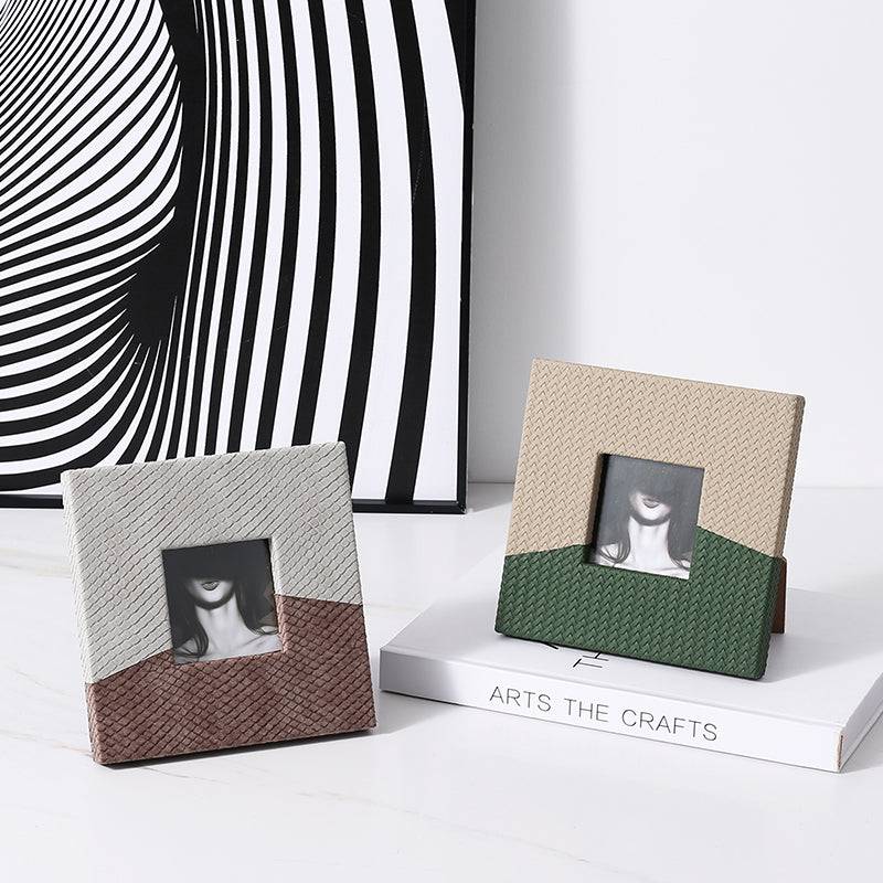 Gray & Green Photo Frame -A Fb-Pg2145C -  Photo Frames - ebarza Furniture UAE | Shop Modern Furniture in Abu Dhabi & Dubai - مفروشات ايبازرا في الامارات | تسوق اثاث عصري وديكورات مميزة في دبي وابوظبي