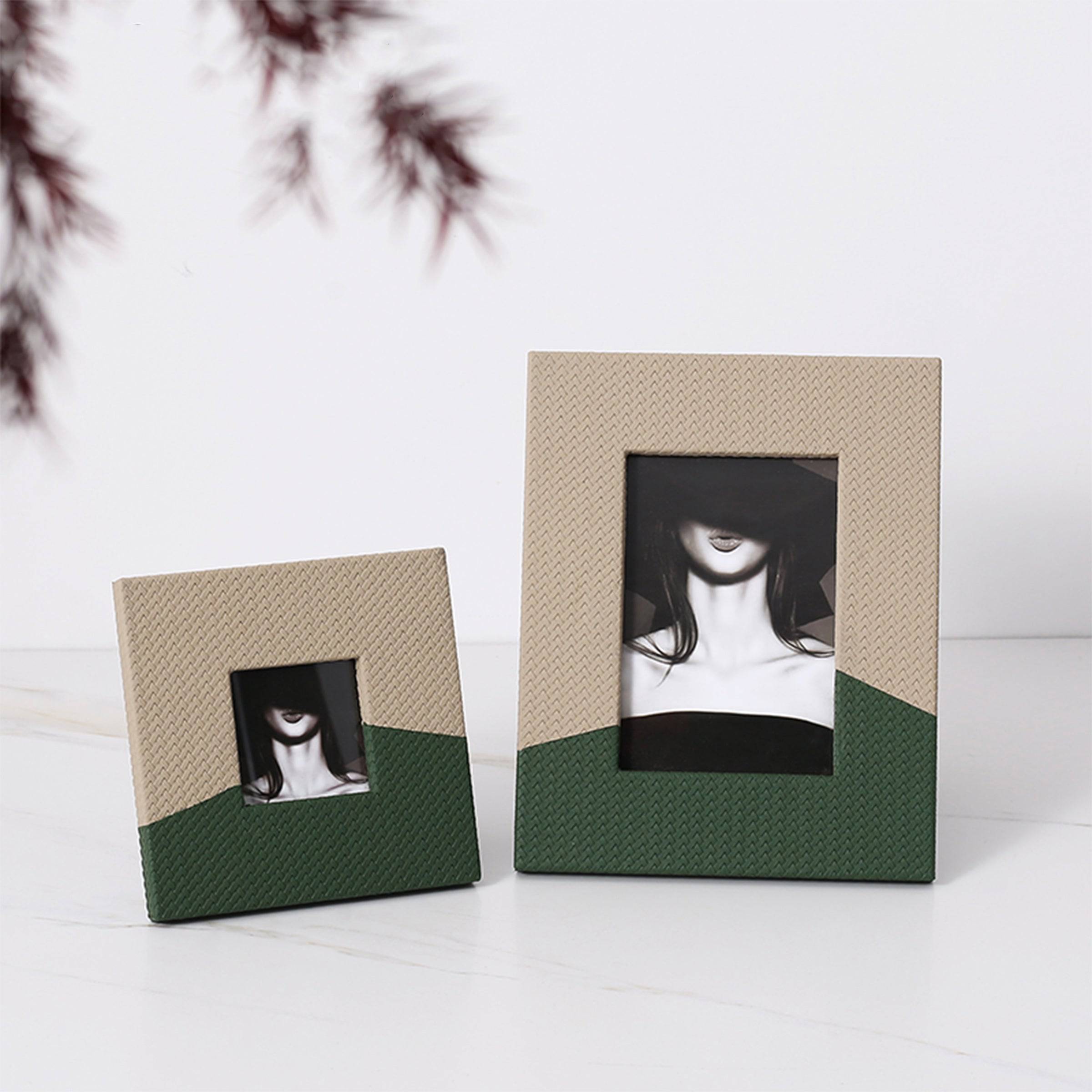 Gray & Green Photo Frame -A Fb-Pg2145C -  Photo Frames - ebarza Furniture UAE | Shop Modern Furniture in Abu Dhabi & Dubai - مفروشات ايبازرا في الامارات | تسوق اثاث عصري وديكورات مميزة في دبي وابوظبي