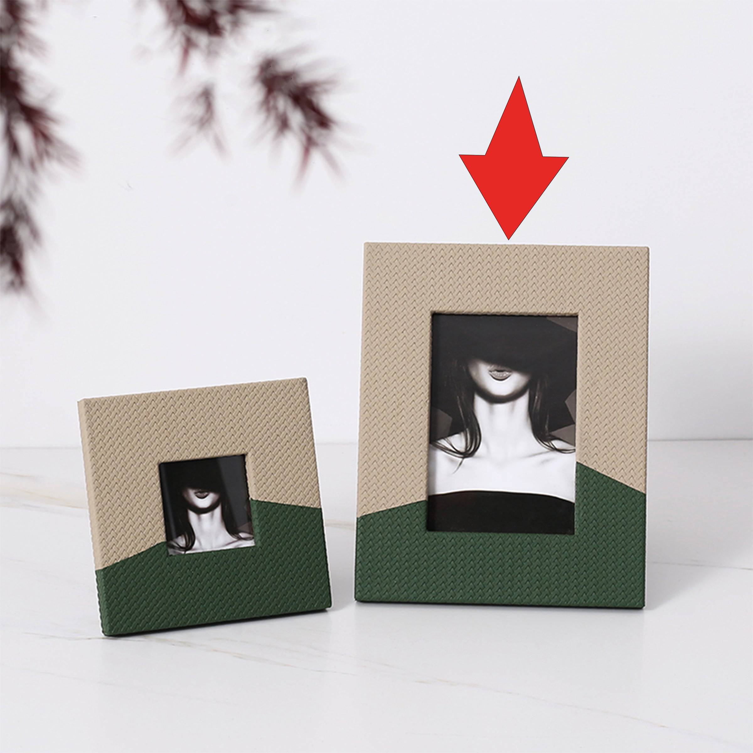 Gray & Green Photo Frame -A Fb-Pg2145C -  Photo Frames - ebarza Furniture UAE | Shop Modern Furniture in Abu Dhabi & Dubai - مفروشات ايبازرا في الامارات | تسوق اثاث عصري وديكورات مميزة في دبي وابوظبي