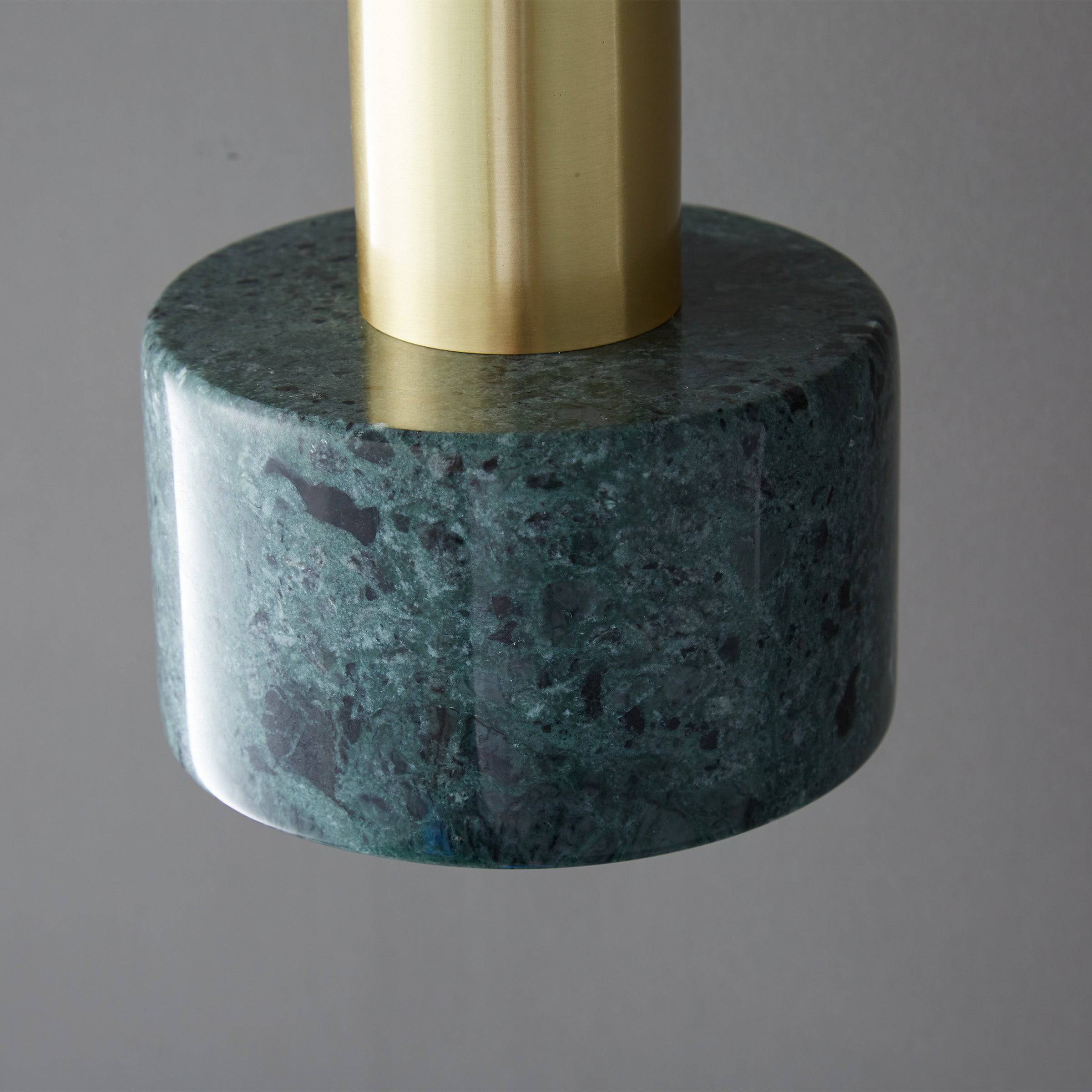 Green Marble Pendant Lamp 7713-Gn -  Pendant Lamps - ebarza Furniture UAE | Shop Modern Furniture in Abu Dhabi & Dubai - مفروشات ايبازرا في الامارات | تسوق اثاث عصري وديكورات مميزة في دبي وابوظبي