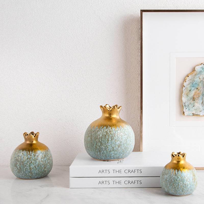 Green Pomegranate Decoration-C Fa-D1972C -  Home Decor Figurines - ebarza Furniture UAE | Shop Modern Furniture in Abu Dhabi & Dubai - مفروشات ايبازرا في الامارات | تسوق اثاث عصري وديكورات مميزة في دبي وابوظبي