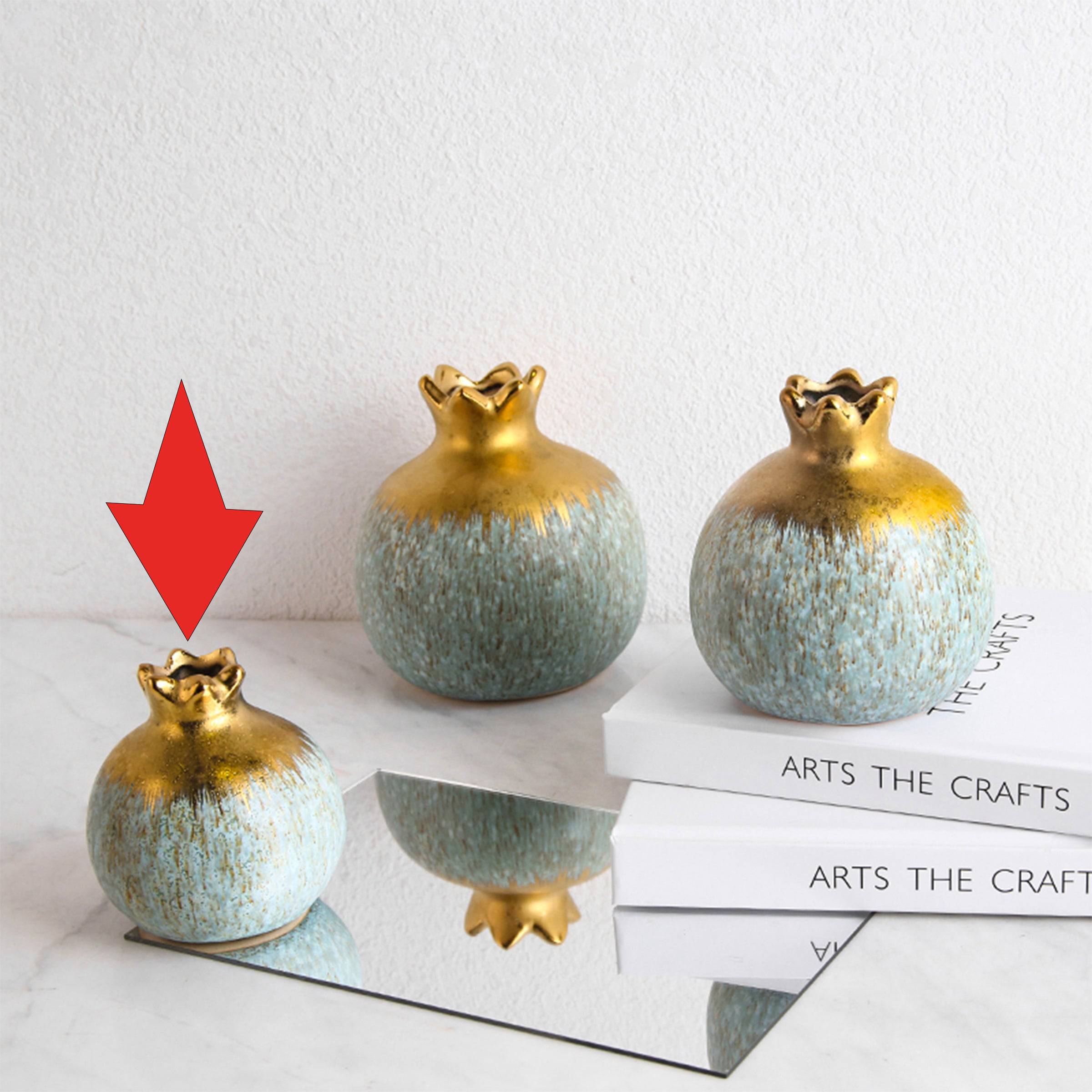 Green Pomegranate Decoration-C Fa-D1972C -  Home Decor Figurines - ebarza Furniture UAE | Shop Modern Furniture in Abu Dhabi & Dubai - مفروشات ايبازرا في الامارات | تسوق اثاث عصري وديكورات مميزة في دبي وابوظبي