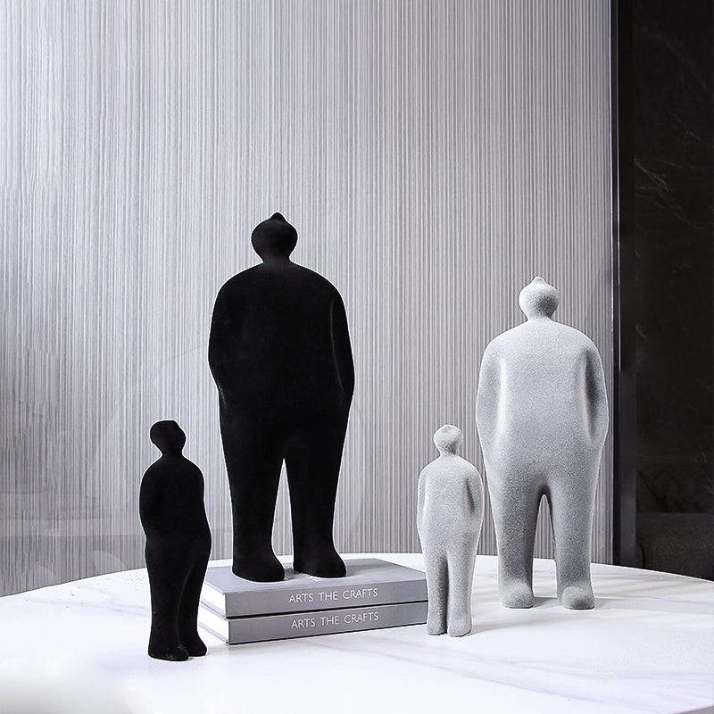 Grey Figure Decoration-A  Fa-Sz2013A -  Home Decor Figurines - ebarza Furniture UAE | Shop Modern Furniture in Abu Dhabi & Dubai - مفروشات ايبازرا في الامارات | تسوق اثاث عصري وديكورات مميزة في دبي وابوظبي