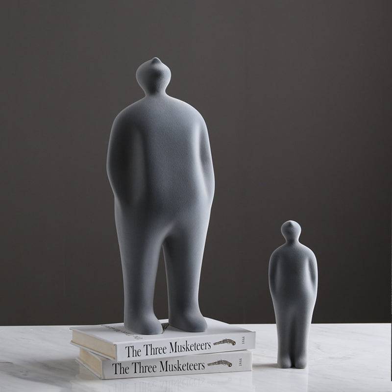 Grey Figure Decoration-A  Fa-Sz2013A -  Home Decor Figurines - ebarza Furniture UAE | Shop Modern Furniture in Abu Dhabi & Dubai - مفروشات ايبازرا في الامارات | تسوق اثاث عصري وديكورات مميزة في دبي وابوظبي