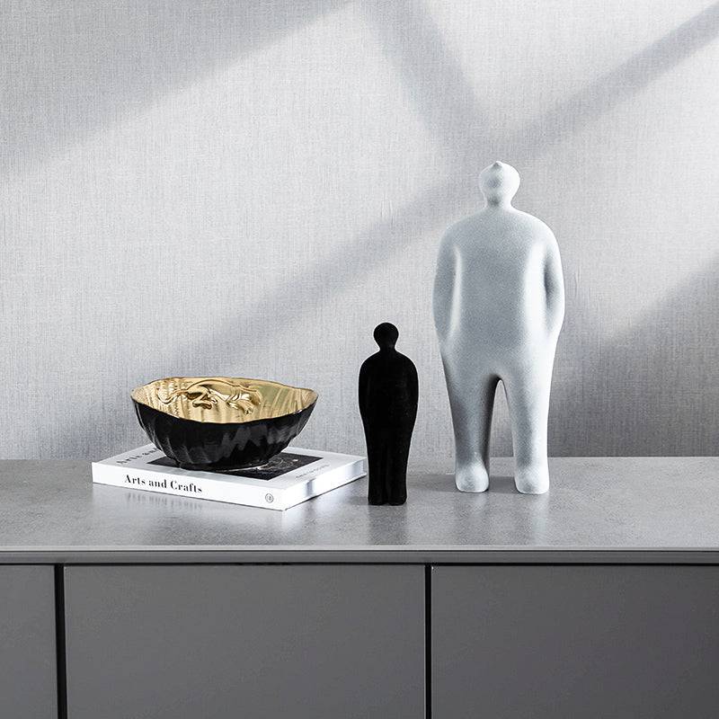 Grey Figure Decoration-A  Fa-Sz2013A -  Home Decor Figurines - ebarza Furniture UAE | Shop Modern Furniture in Abu Dhabi & Dubai - مفروشات ايبازرا في الامارات | تسوق اثاث عصري وديكورات مميزة في دبي وابوظبي