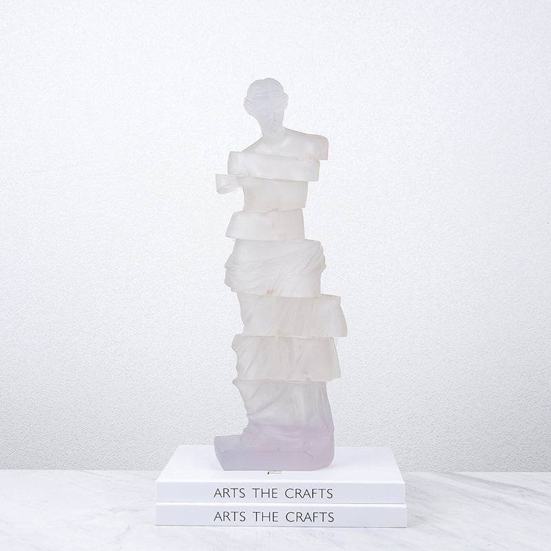 Grey Venus Sculpture Fb-Sz2012B -  Home Decor Figurines - ebarza Furniture UAE | Shop Modern Furniture in Abu Dhabi & Dubai - مفروشات ايبازرا في الامارات | تسوق اثاث عصري وديكورات مميزة في دبي وابوظبي