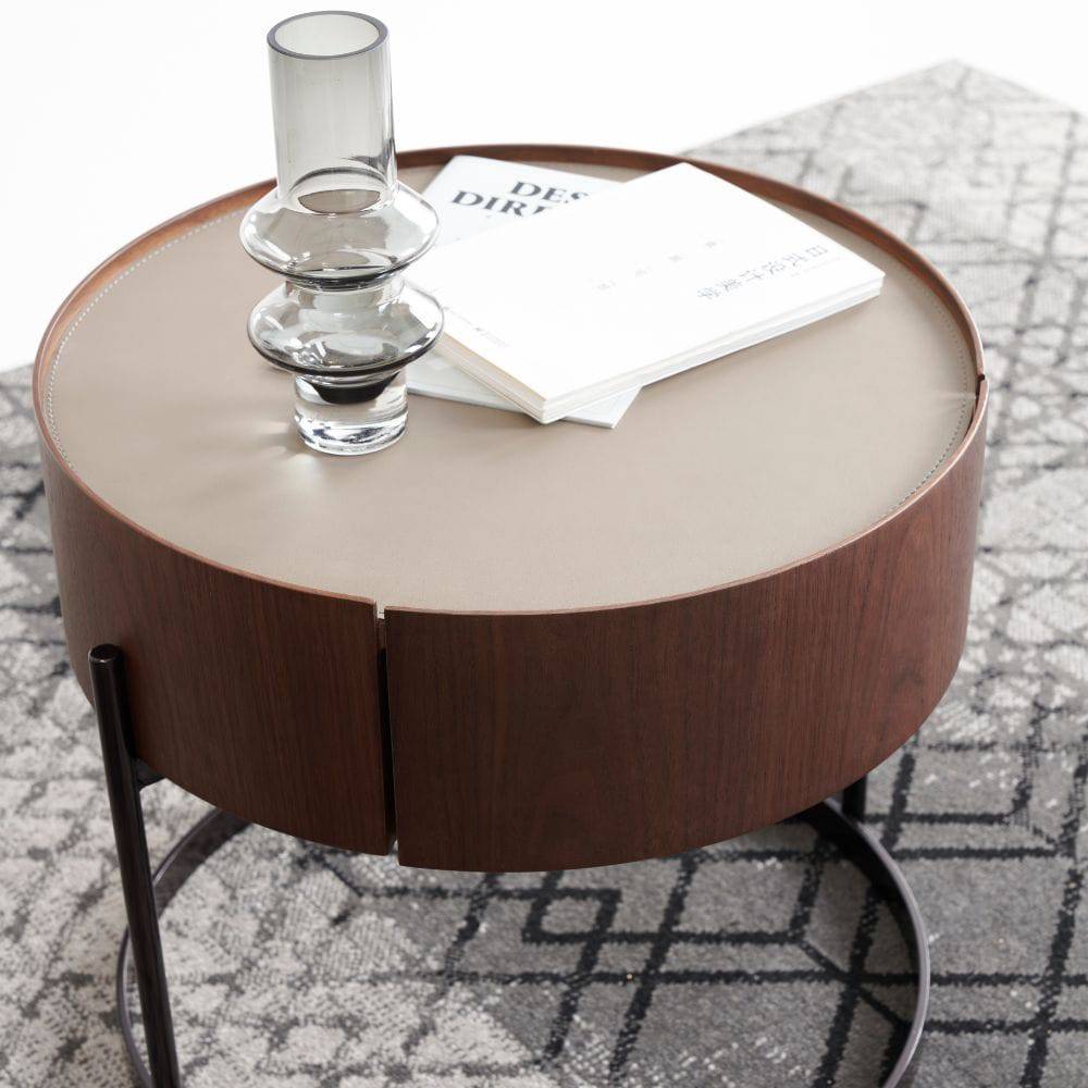 Gris Modern Side Table Ns008 -  Side Tables - ebarza Furniture UAE | Shop Modern Furniture in Abu Dhabi & Dubai - مفروشات ايبازرا في الامارات | تسوق اثاث عصري وديكورات مميزة في دبي وابوظبي
