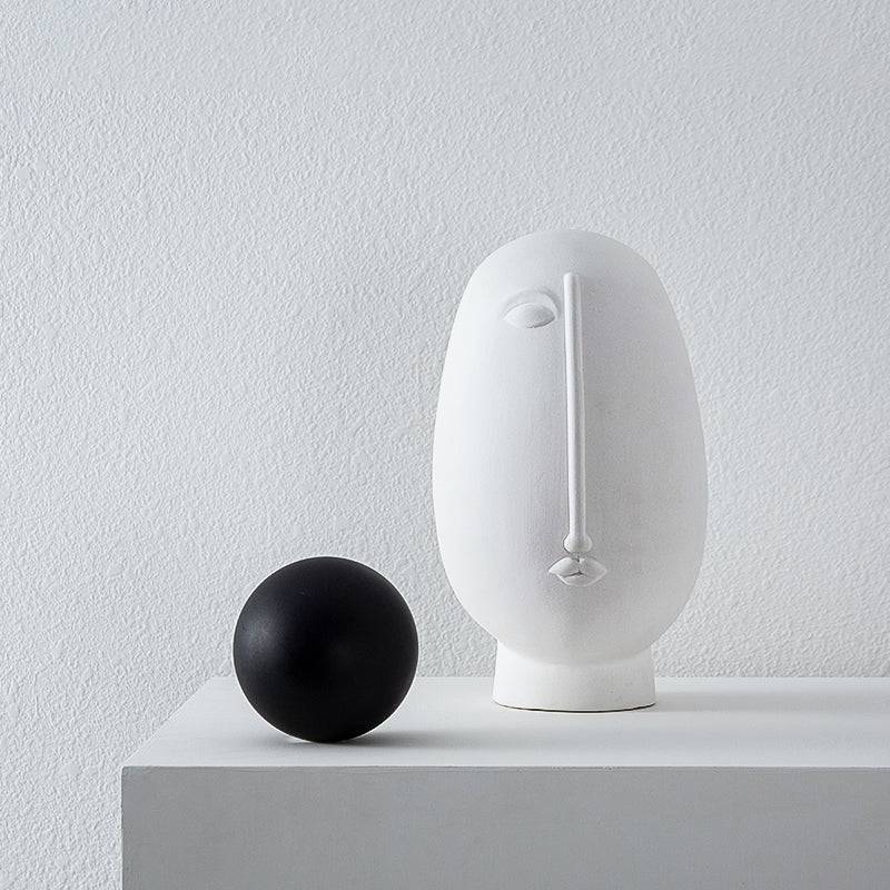Half Man Décor - White Fa-D21011A -  Home Decor Figurines - ebarza Furniture UAE | Shop Modern Furniture in Abu Dhabi & Dubai - مفروشات ايبازرا في الامارات | تسوق اثاث عصري وديكورات مميزة في دبي وابوظبي