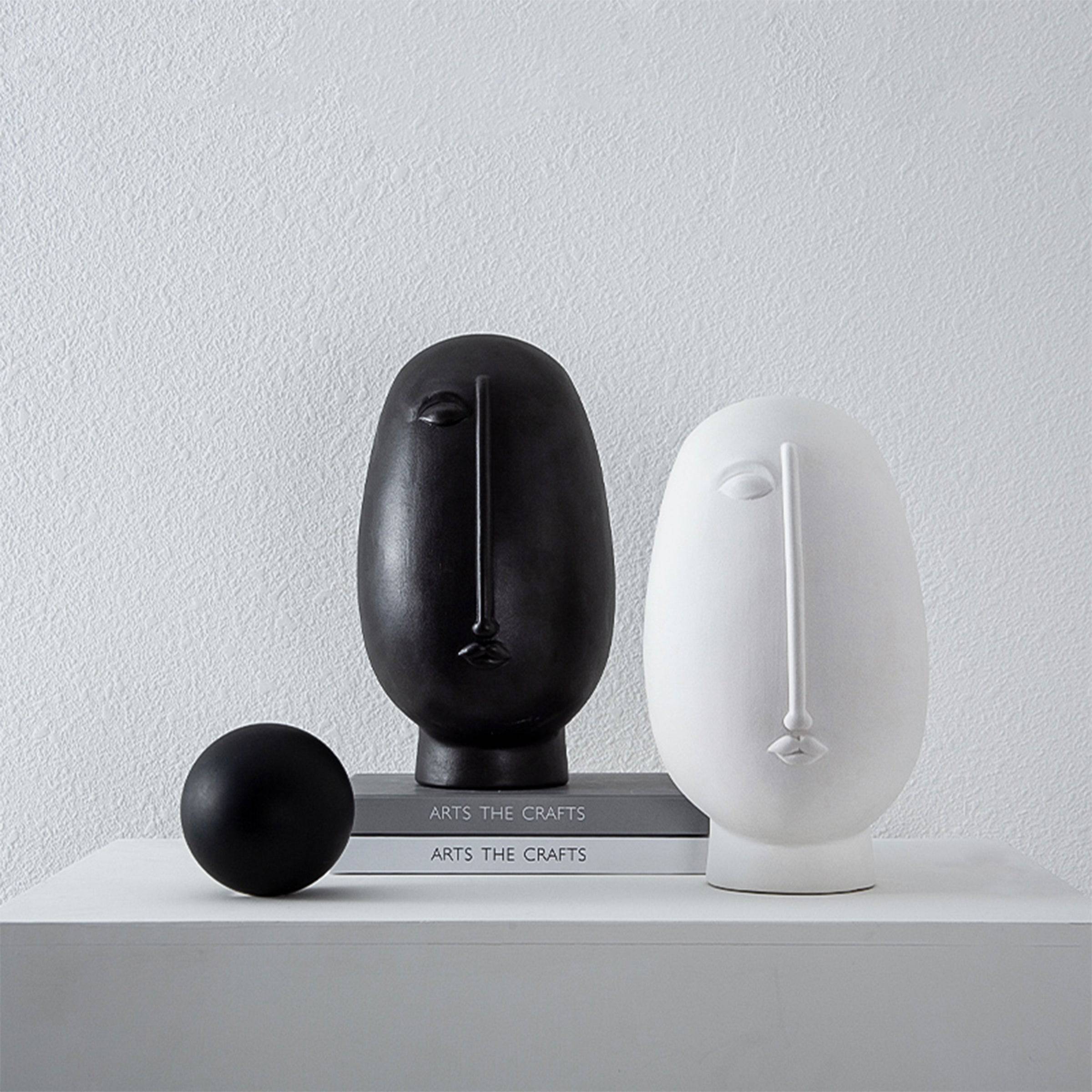 Half Man Décor - White Fa-D21011A -  Home Decor Figurines - ebarza Furniture UAE | Shop Modern Furniture in Abu Dhabi & Dubai - مفروشات ايبازرا في الامارات | تسوق اثاث عصري وديكورات مميزة في دبي وابوظبي