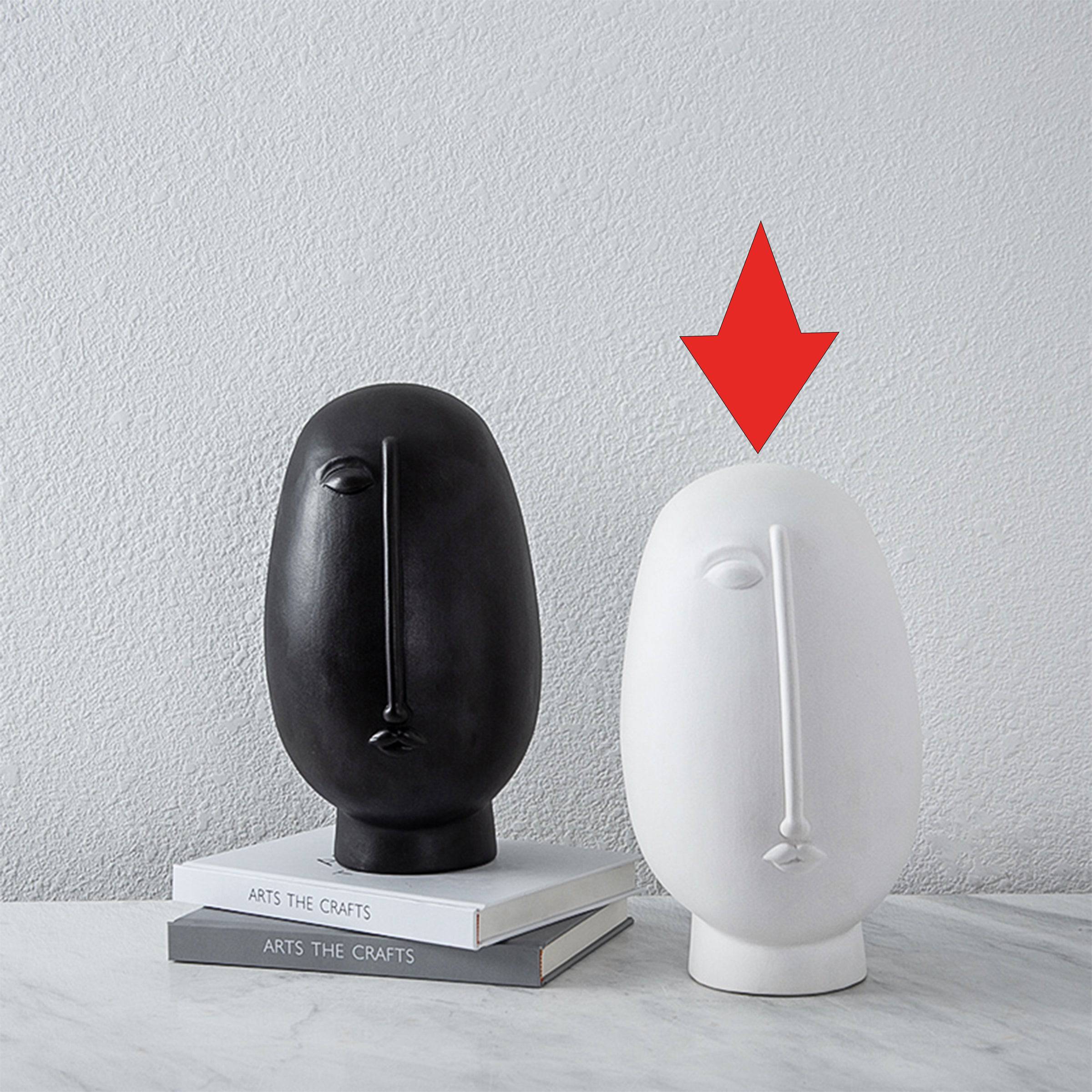 Half Man Décor - White Fa-D21011A -  Home Decor Figurines - ebarza Furniture UAE | Shop Modern Furniture in Abu Dhabi & Dubai - مفروشات ايبازرا في الامارات | تسوق اثاث عصري وديكورات مميزة في دبي وابوظبي