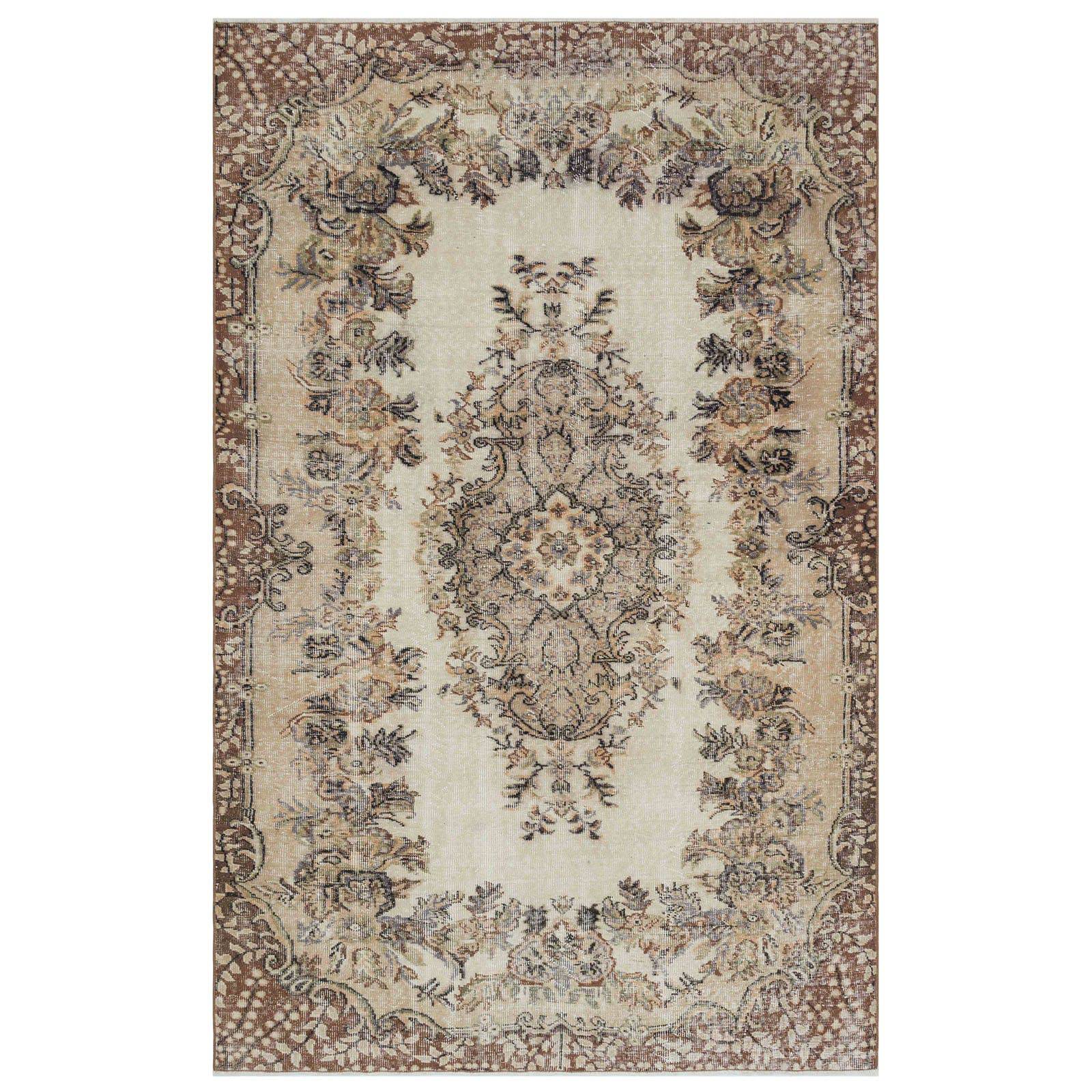 Hali 165X256 Cm Bursa Handmade Over Dyed Rug 1777 -  Rugs - ebarza Furniture UAE | Shop Modern Furniture in Abu Dhabi & Dubai - مفروشات ايبازرا في الامارات | تسوق اثاث عصري وديكورات مميزة في دبي وابوظبي