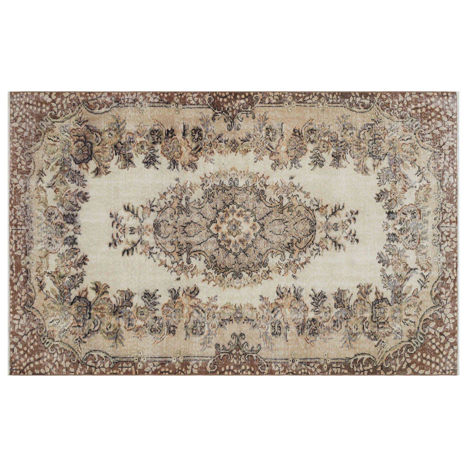 Hali 165X256 Cm Bursa Handmade Over Dyed Rug 1777 -  Rugs - ebarza Furniture UAE | Shop Modern Furniture in Abu Dhabi & Dubai - مفروشات ايبازرا في الامارات | تسوق اثاث عصري وديكورات مميزة في دبي وابوظبي