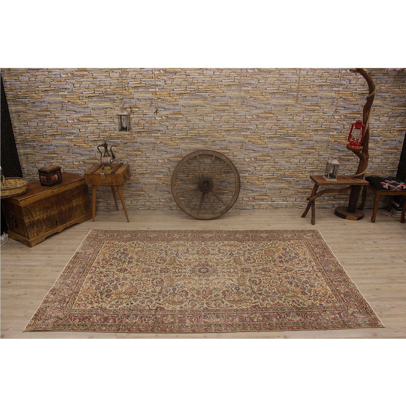 Hali 165X265 Cm Bursa Handmade Over Dyed Rug 2342 -  Rugs - ebarza Furniture UAE | Shop Modern Furniture in Abu Dhabi & Dubai - مفروشات ايبازرا في الامارات | تسوق اثاث عصري وديكورات مميزة في دبي وابوظبي
