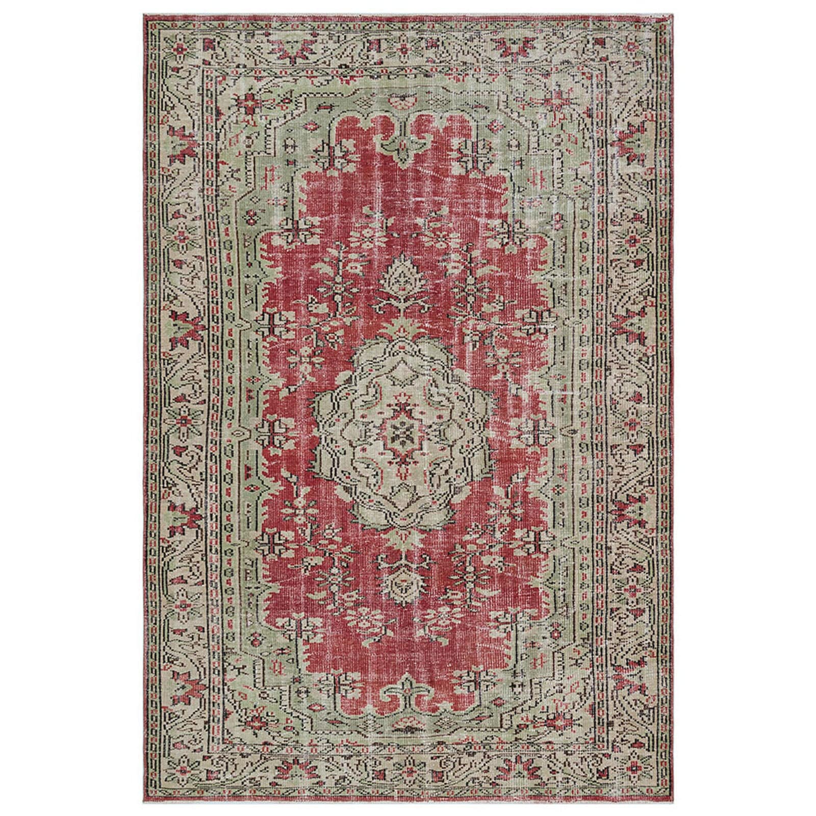 Hali 179X260  Cm Bursa Handmade Over Dyed Rug  2033 -  Rugs - ebarza Furniture UAE | Shop Modern Furniture in Abu Dhabi & Dubai - مفروشات ايبازرا في الامارات | تسوق اثاث عصري وديكورات مميزة في دبي وابوظبي