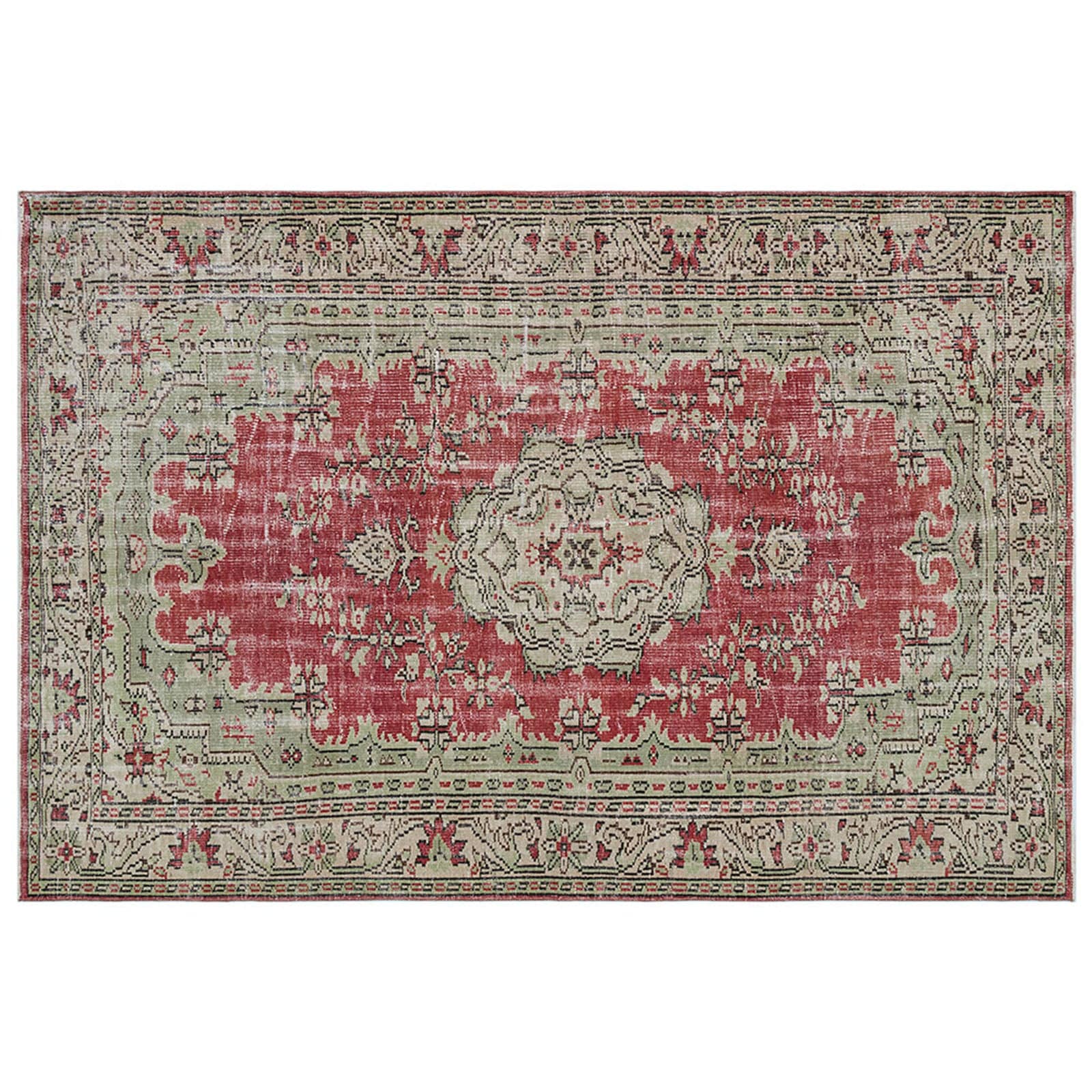 Hali 179X260  Cm Bursa Handmade Over Dyed Rug  2033 -  Rugs - ebarza Furniture UAE | Shop Modern Furniture in Abu Dhabi & Dubai - مفروشات ايبازرا في الامارات | تسوق اثاث عصري وديكورات مميزة في دبي وابوظبي