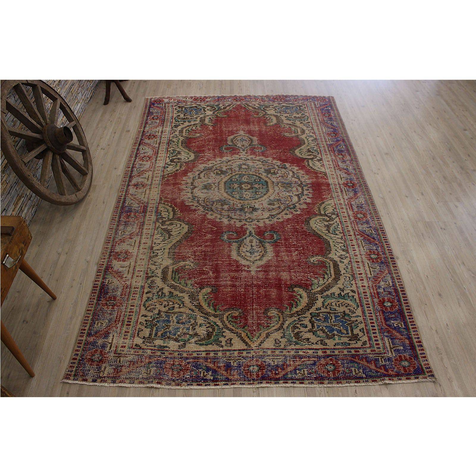 Hali 179X275  Cm Bursa Handmade Over Dyed Rug  2381 -  Rugs - ebarza Furniture UAE | Shop Modern Furniture in Abu Dhabi & Dubai - مفروشات ايبازرا في الامارات | تسوق اثاث عصري وديكورات مميزة في دبي وابوظبي