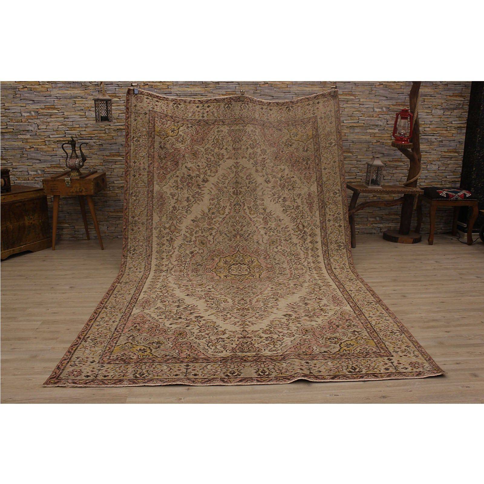 Hali 184X301 Cm Bursa Handmade Over Dyed Rug 2362 -  Rugs - ebarza Furniture UAE | Shop Modern Furniture in Abu Dhabi & Dubai - مفروشات ايبازرا في الامارات | تسوق اثاث عصري وديكورات مميزة في دبي وابوظبي