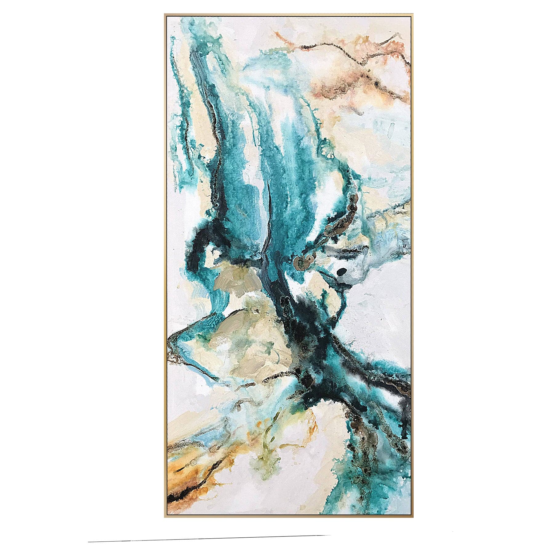 AS IS - Hand Painted Art Painting With 160X80 Cm Frame Soaap0003 -  DISPLAY ITEM - ebarza Furniture UAE | Shop Modern Furniture in Abu Dhabi & Dubai - مفروشات ايبازرا في الامارات | تسوق اثاث عصري وديكورات مميزة في دبي وابوظبي