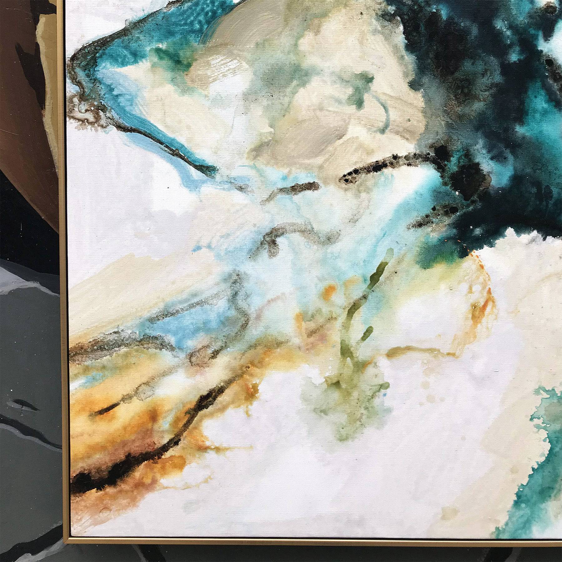 AS IS - Hand Painted Art Painting With 160X80 Cm Frame Soaap0003 -  DISPLAY ITEM - ebarza Furniture UAE | Shop Modern Furniture in Abu Dhabi & Dubai - مفروشات ايبازرا في الامارات | تسوق اثاث عصري وديكورات مميزة في دبي وابوظبي